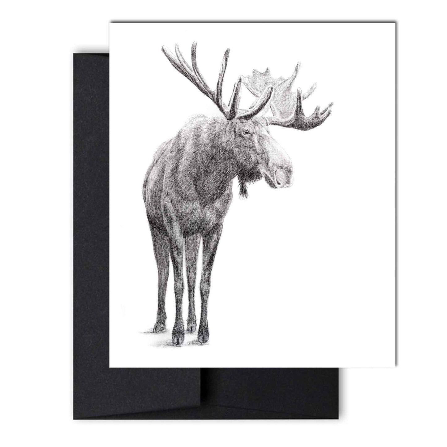 The Standing Moose Greeting Card