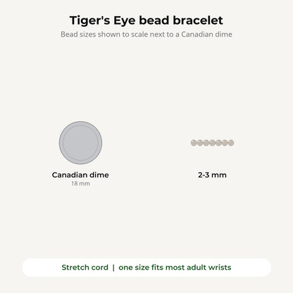 Tiger's Eye Bracelet - 2-3mm
