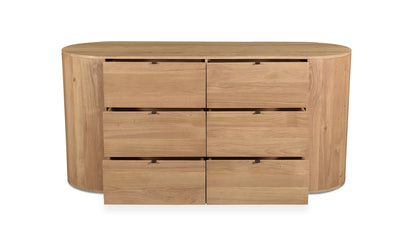 Colin Top-Grain Leather Bed with Matching Nightstand and Dresser