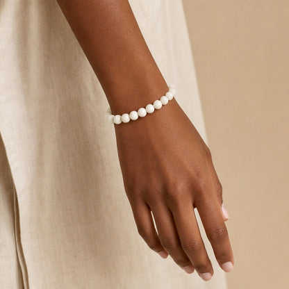Tridacna Round Bracelet - 8mm