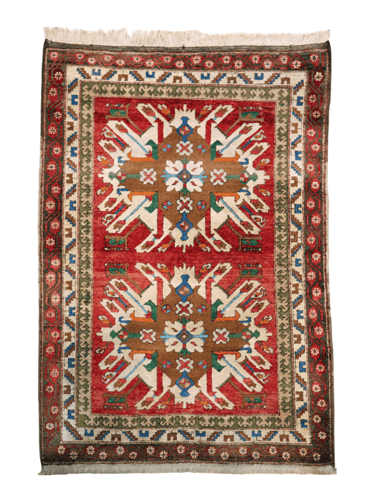 Turkish Kars Rug | 4' 5" x 6' 3"