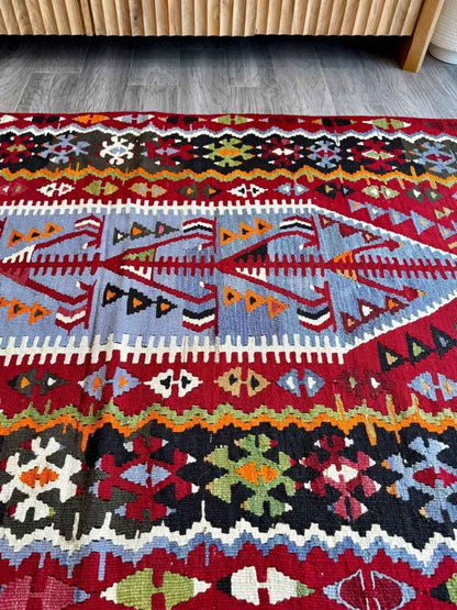 Turkish Uşak Eşme Kilim | 3' 3" x 6'