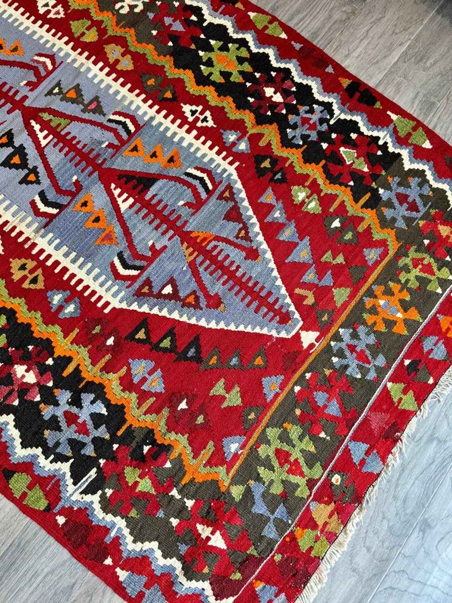 Turkish Uşak Eşme Kilim | 3' 3" x 6'