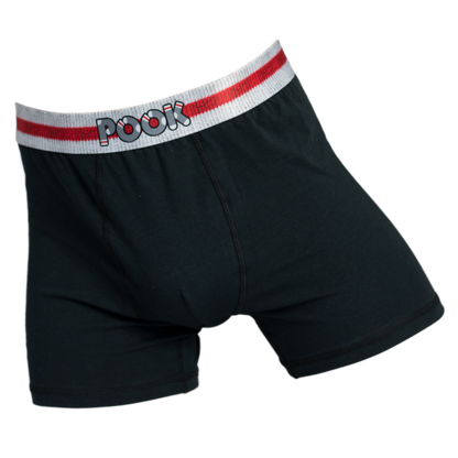 Pook Men's Boxers (3 PACK) - Black, Moose, Grey Pook