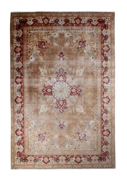 Vintage Tabriz Rug | 7' 5" x 11' 4"