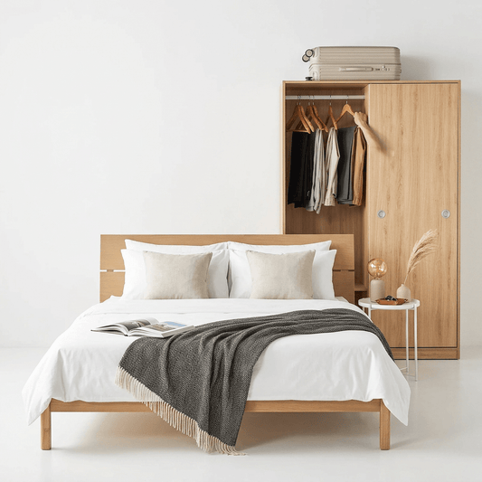 Vline Vienna Bedroom Combo: Sliding Wardrobe and Bed