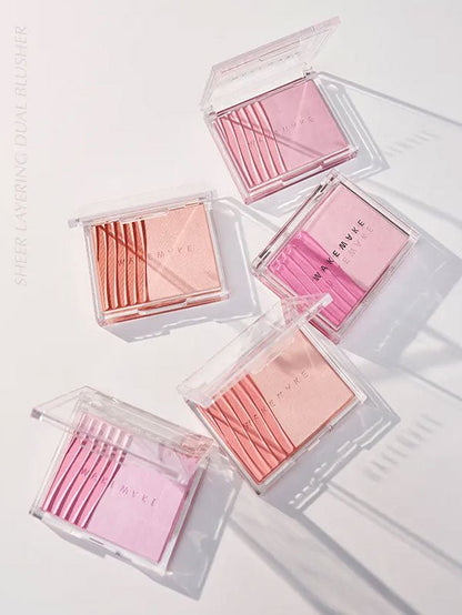 WAKEMAKE Sheer Layering Dual Blusher 5g